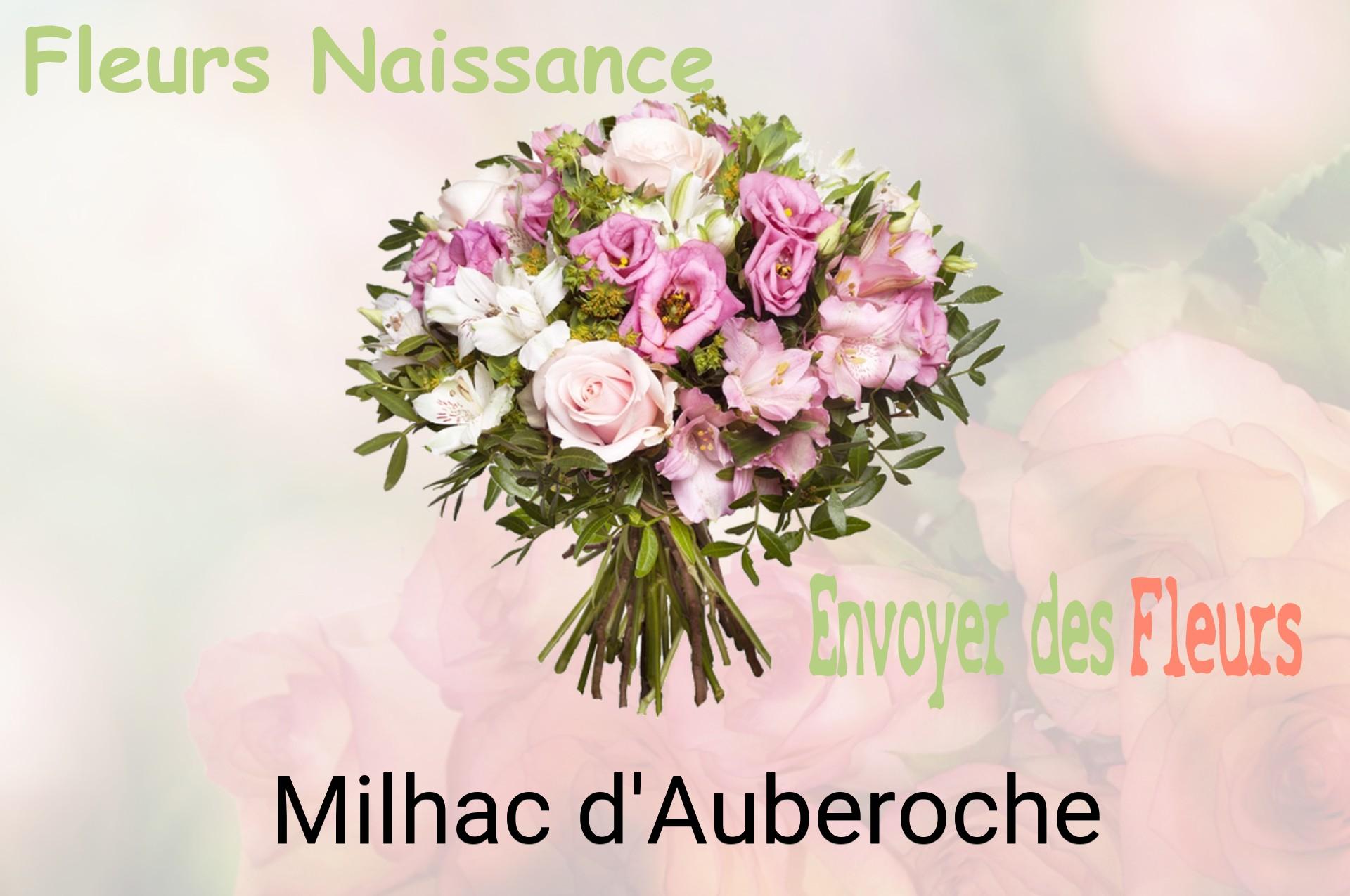 Bouquet de fleurs de naissance livré à Milhac-d'Auberoche