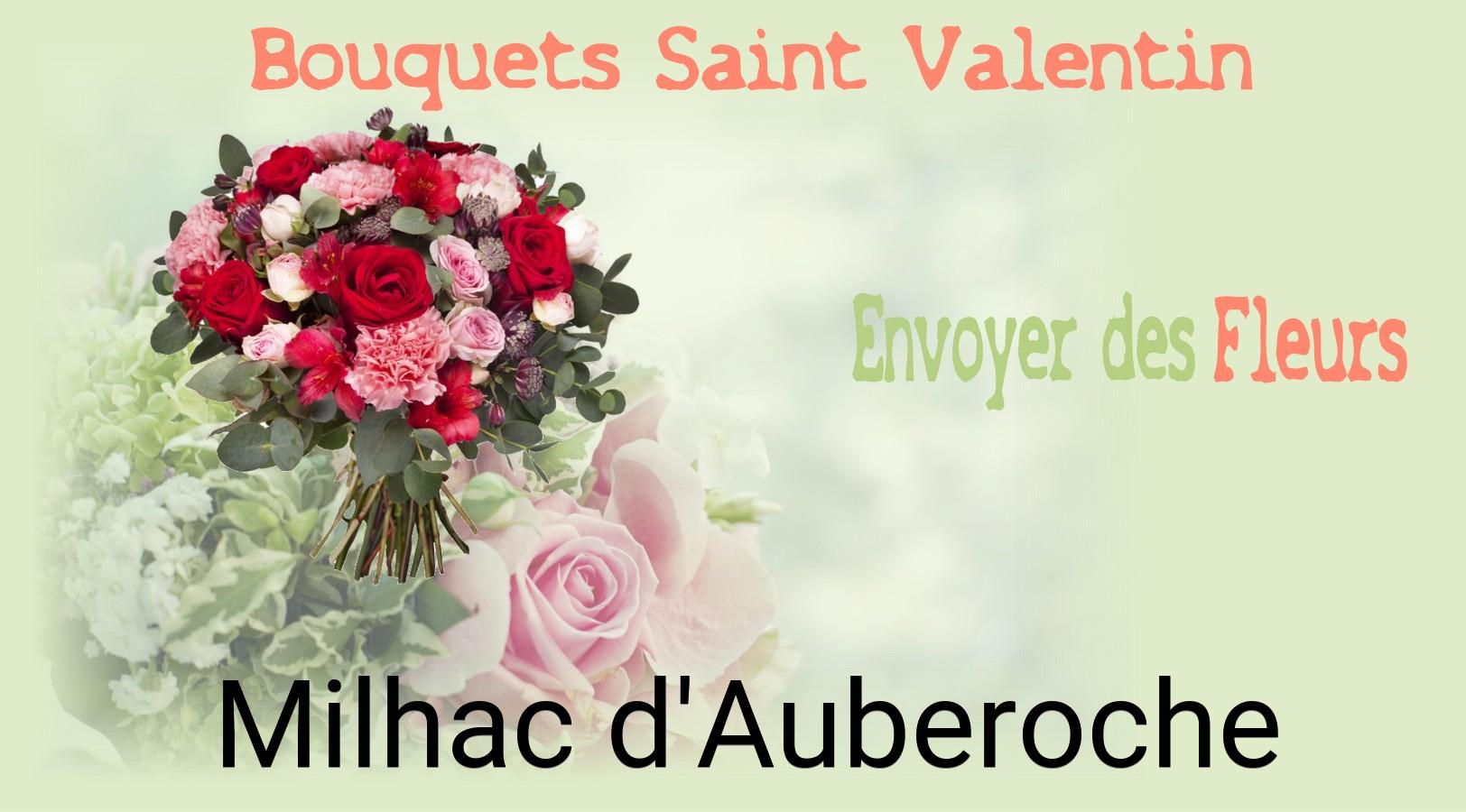 Roses de Saint-Valentin livrées à Milhac-d'Auberoche