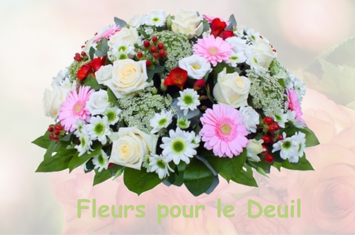 fleurs deuil MILHAC-D-AUBEROCHE